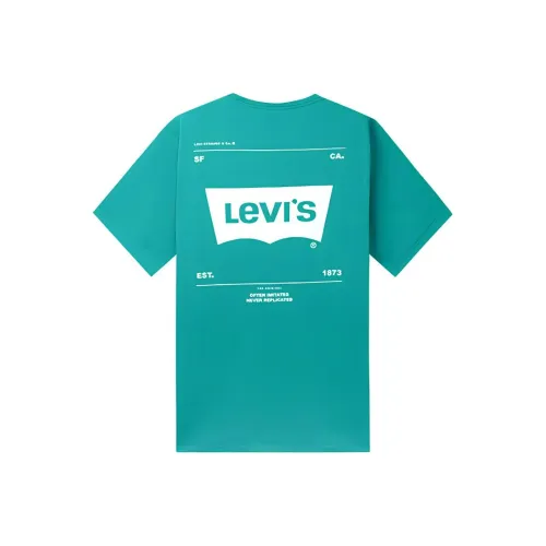 Levis Зеленые Мужские T-рубашки