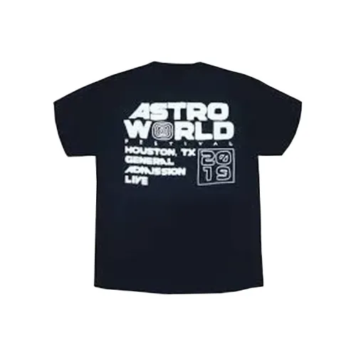 Travis Scott T-Shirt Унисекс Черный