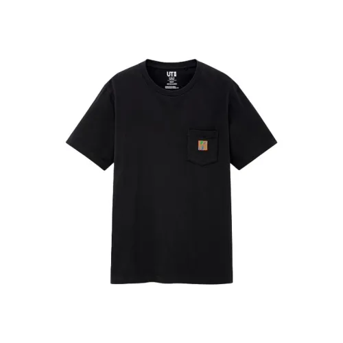 UNIQLO Черная унисекс футболка