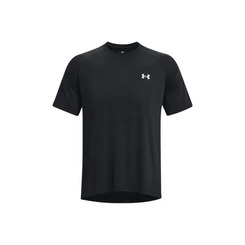 Under Armour Технический Черный Мужской T-Рубашки