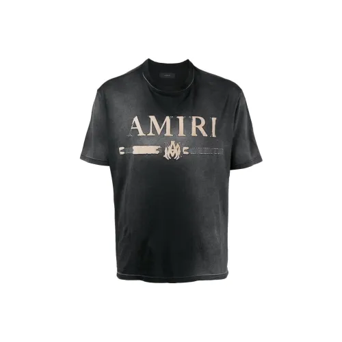 AMIRI Мужские черные футболки