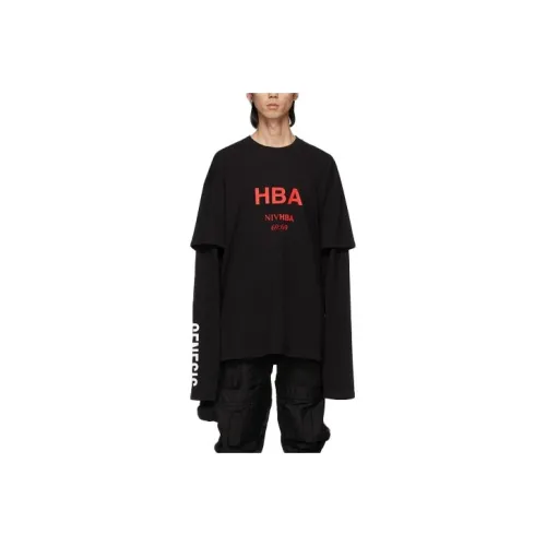 Hood By Air Черные Мужские T-Рубашки