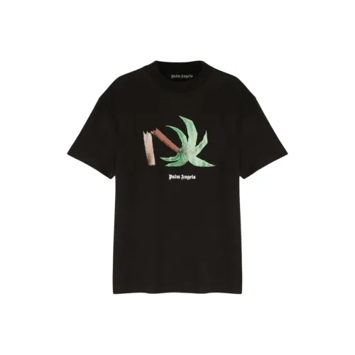 PALM ANGELS Черные Мужские T-рубашки