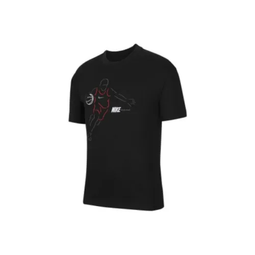 Nike Мужские черные футболки