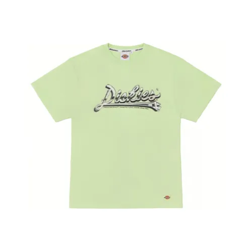 Dickies Светло-желтый Зеленый Унисекс Футболка