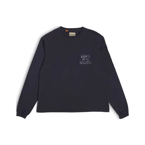 Gallery Dept. Черный Серый Цвет Мужская T-Рубашка