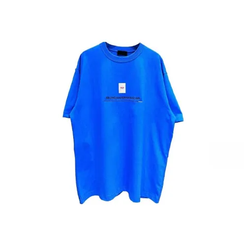 Balenciaga Мужские синие футболки