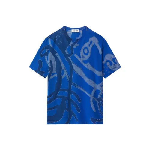 KENZO Мужские синие футболки