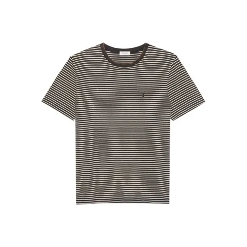 SAINT LAURENT SS21 T-Shirt Мужской Черный
