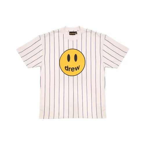 Drew House Мужская T-рубашка в морской синей полоске