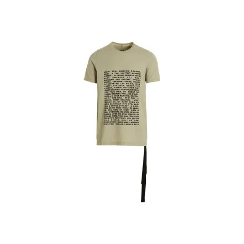 Rick Owens DRKSHDW Бежевый Мужской T-Рубашки