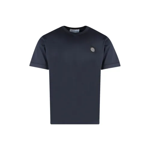 Stone Island Мужские Синие T-Рубашки