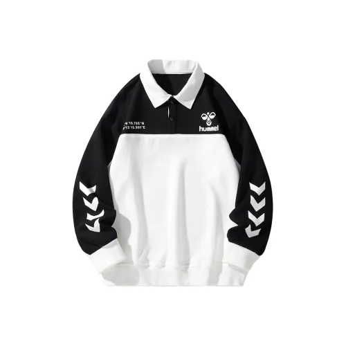 Hummel Polo Воротник Свободный крой Прямой крой Длинный рукав Рубашка Унисекс