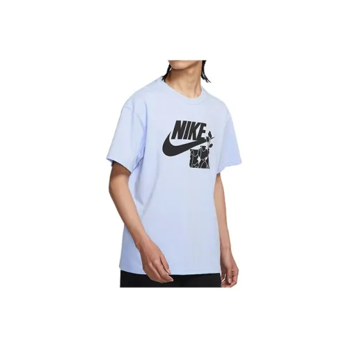 Nike Светло-Синие Мужские Футболки