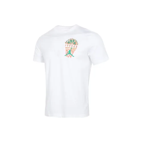 Jordan Air Белый Мужской T-Рубашки