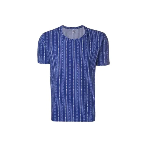 MOSCHINO Мужские синие футболки