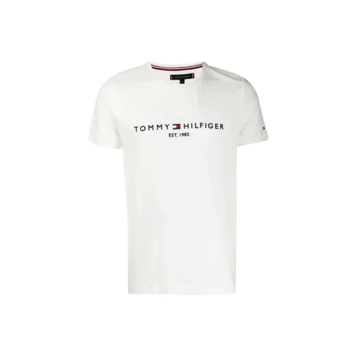 Tommy Hilfiger Белая Мужская T-рубашка