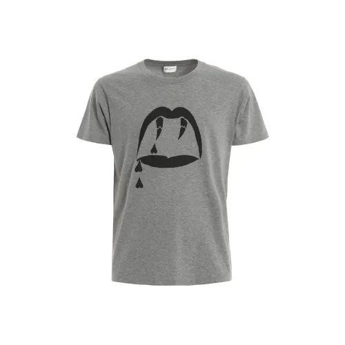 SAINT LAURENT T-Shirt Унисекс Серый