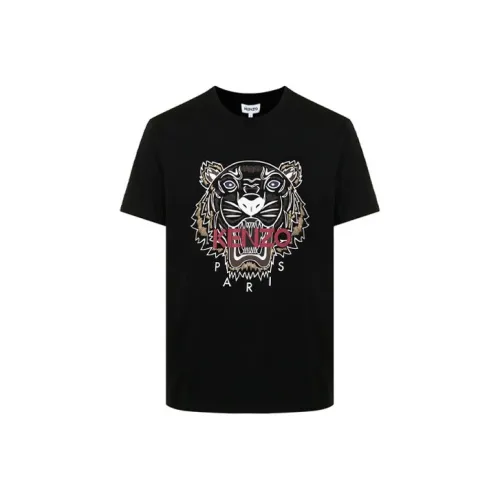 KENZO Classic Tiger Head Черная Мужская T-Рубашка