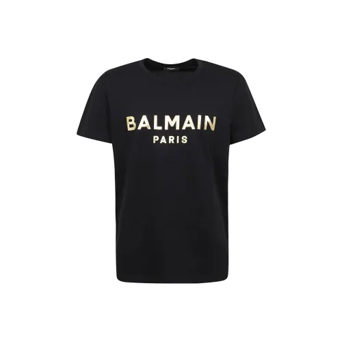 BALMAIN Мужские черные T-рубашки