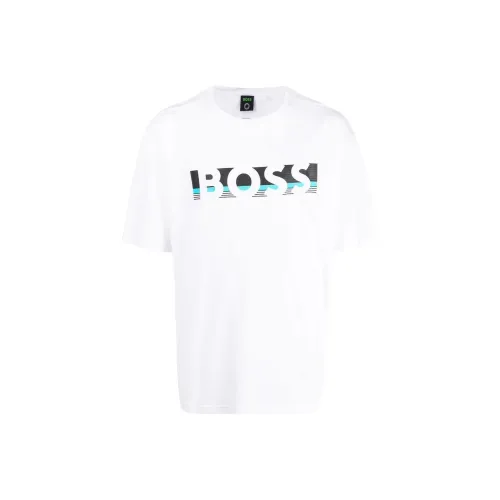 Hugo Boss Белые Мужские T-рубашки