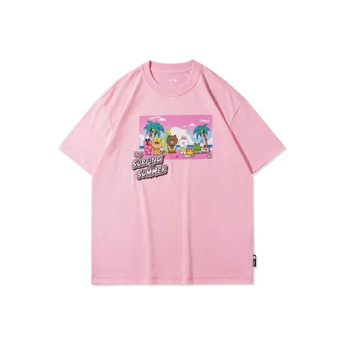 LINING Sports Fashion Collection Футболка Унисекс Ladybird Розовая