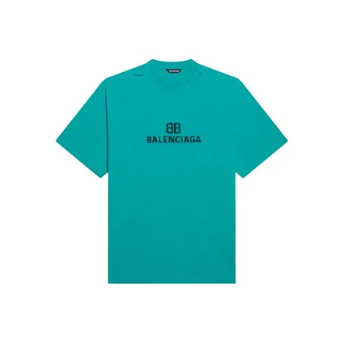 BALENCIAGA Синяя Унисекс Футболка