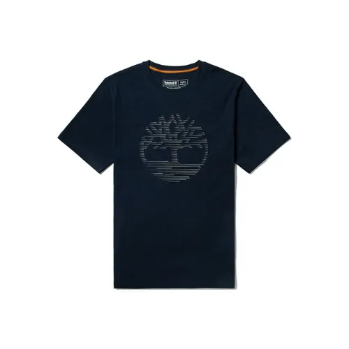 Timberland T-Shirt Мужской Темно-сапфировый
