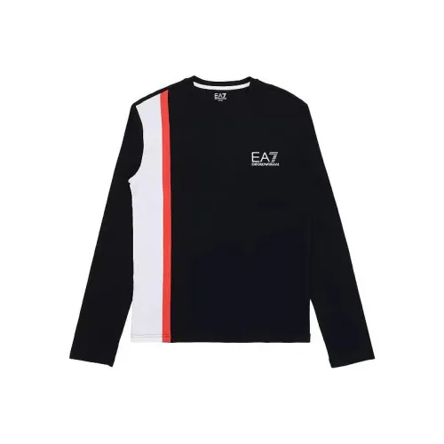 EMPORIO ARMANI EA7 T Рубашка Мужская Черная