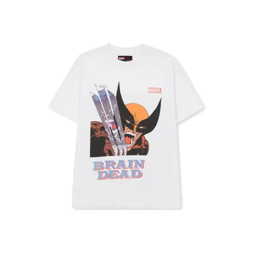 Brain Dead Прямой крой T-рубашка Унисекс Белый