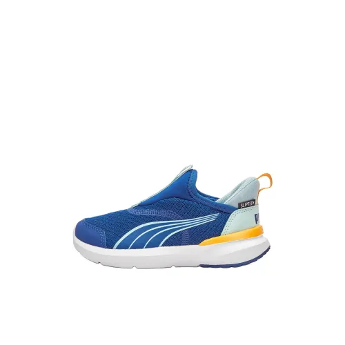 PUMA Short Детская Беговая Обувь Низкий Верх Синий Kids