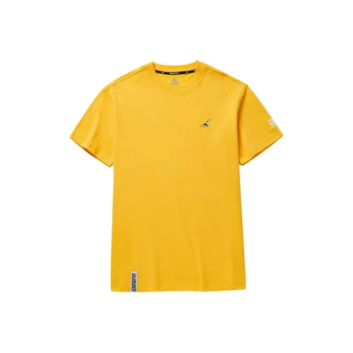 SALOMON T-Shirt Унисекс Лимон Chrome Желтый