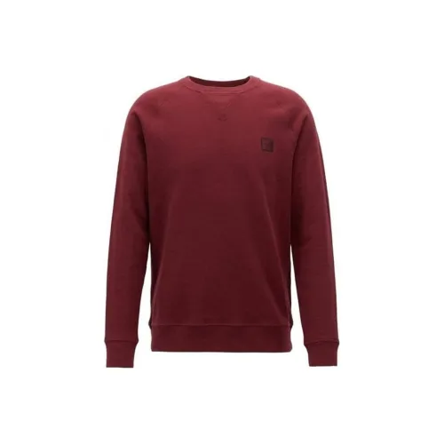 Hugo Boss Темно-красные Мужские T-рубашки