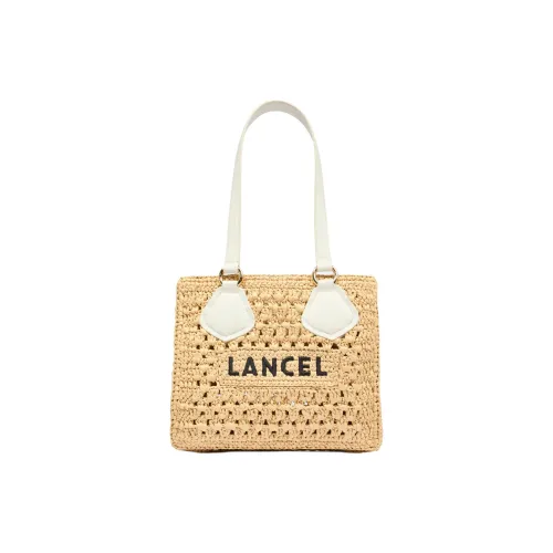 LANCEL Полиэтилен и Полипропилен Тоут Сумка Сумка для покупок Сумка через плечо Женская Песочно-бежевая
