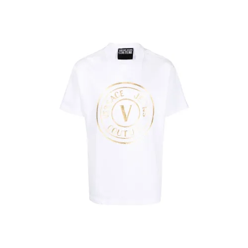 VERSACE JEANS COUTURE SS23 T-Shirt Мужской Белый