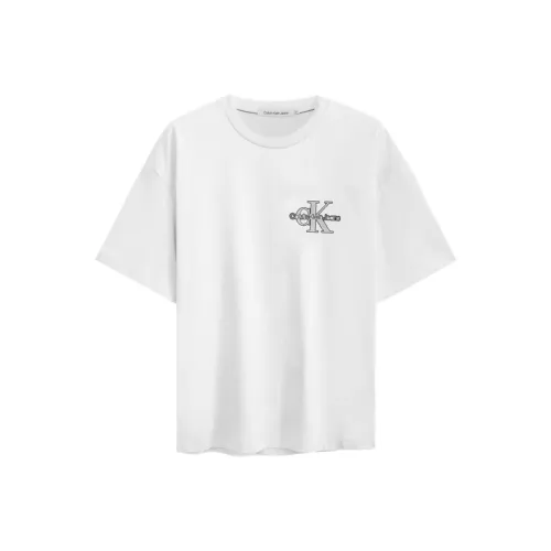 Calvin Klein Белая Унисекс Футболка