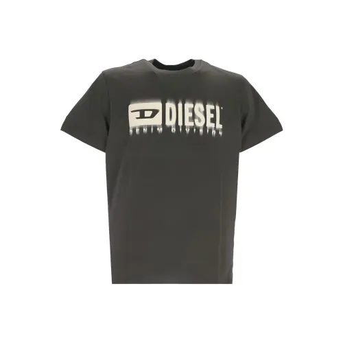 DIESEL Серый Мужской T-Рубашки