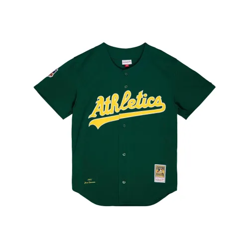 Mitchell Ness Зеленая Мужская Футболка
