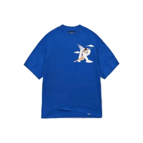 REPRESENT Кобальтовый синий Мужская T-рубашка