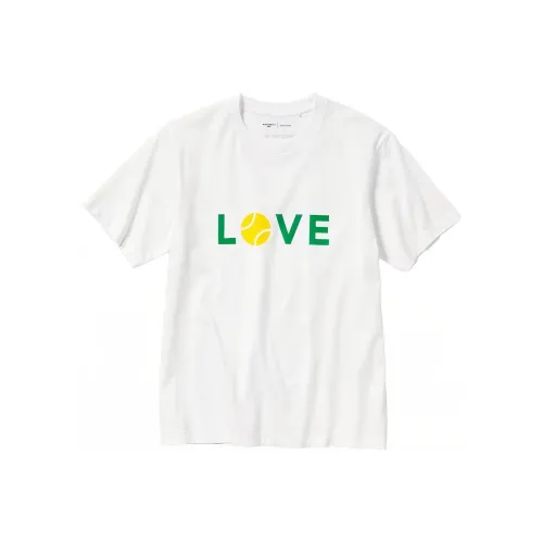 UNIQLO/UNIQLO Peace for All серия Белая Мужская T-рубашка