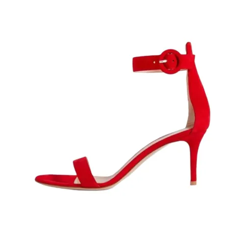 GIANVITO ROSSI Portofino One Ремешок Сандалии 7 см Женские Красные