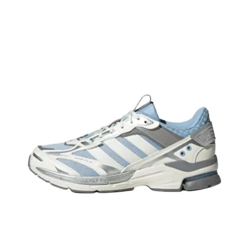 Adidas Spiritain 2000 Юбка Устойчивая к истиранию Низкий Топ Беговые кроссовки Унисекс Синий Белый Серый