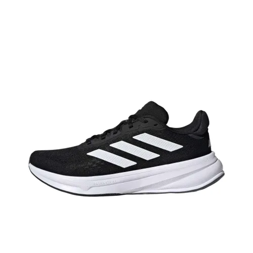 Adidas Response Super Амортизация Износостойкие Низкие Кроссовки для Бега Женские Черно-белые