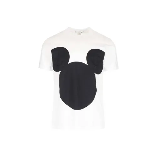 CDG Collaboration Белая Мужская T-Рубашка