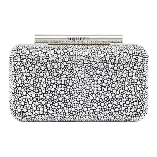 Alexander McQueen T Bar Телячья кожа Клатч Женские Черный