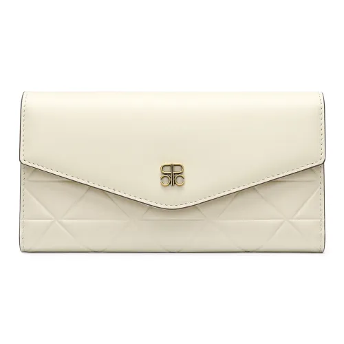 PIERRE CARDIN Кошелек из крупнозернистой текстуры коровьей кожи женский бежевый