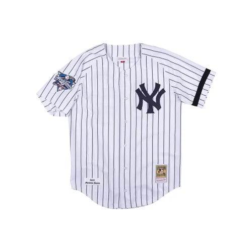 MITCHELL NESS SS23 T-Shirt Мужской Светло-Синий