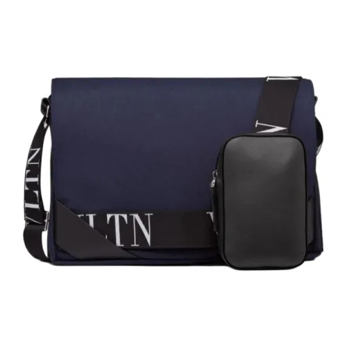 Valentino Нейлоновая сумка через плечо сумка на плечо большая мужская синяя