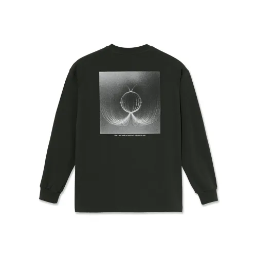 POLAR SKATE CO Длинный рукав T-рубашка Унисекс Черный
