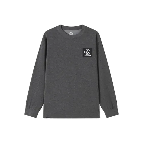 VOLCOM Вересковый серый Унисекс Футболка